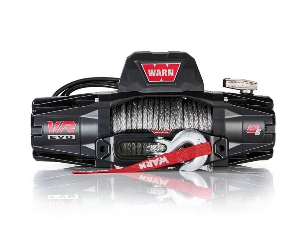 WARN VR EVO 8-S 12 V Seilwinde mit Kunststoffseil