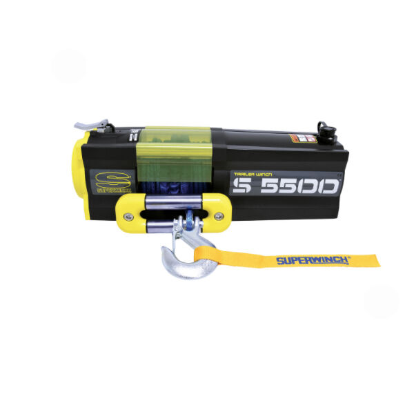 S5500 Seilwinde Superwinch S5000 mit Kunststoffseil für Autoanhänger